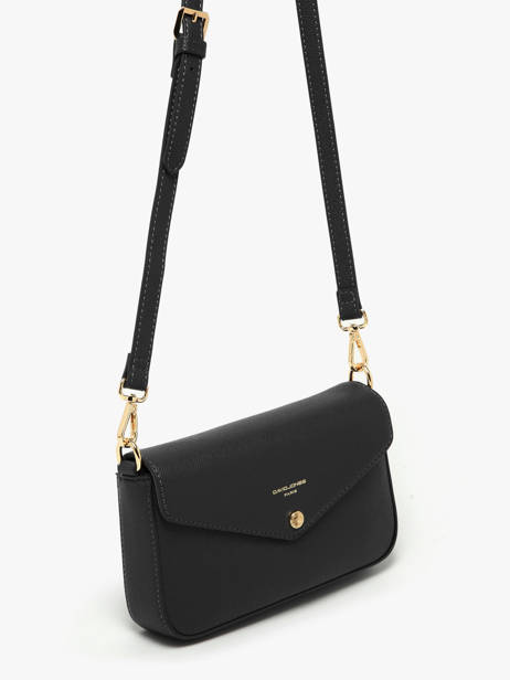 Cross Body Tas Saffiano David jones Zwart saffiano 5 ander zicht 2